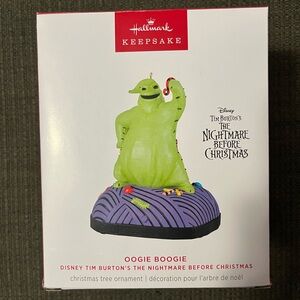 Hallmark The Nightmare Before Christmas Oogie Boogie Keepsake Ornament 2024 NEW